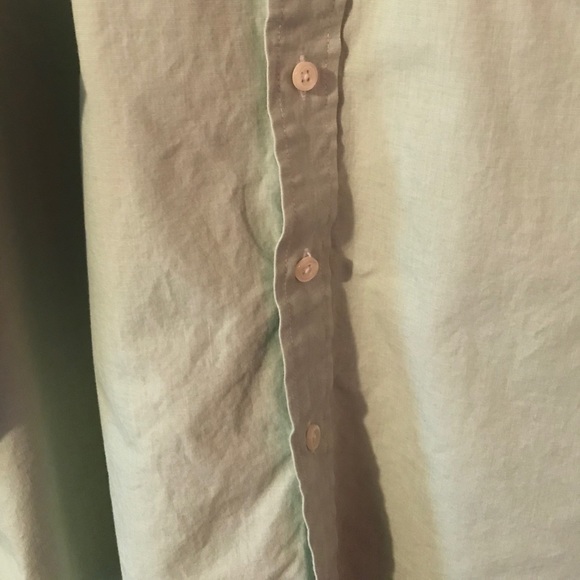 Izod Light Green LS Button Down Shirt Mens Large L - Picture 5 of 12